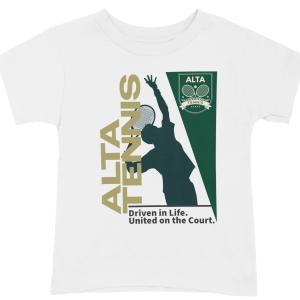 ALTA Tennis Club Shirt White Graphic Tee